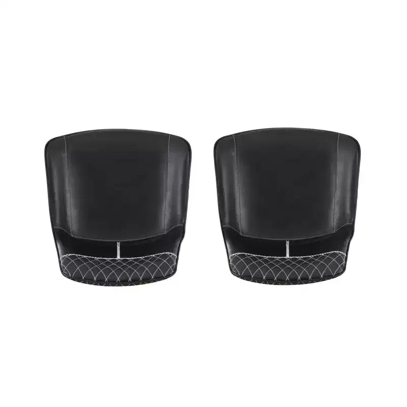 Set di 2 sedie da pranzo Linon Elder nere