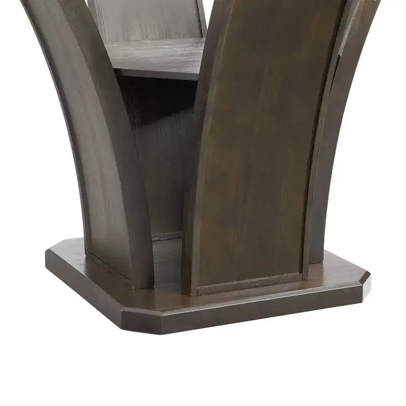 Simms Tavolo da pranzo rotondo ad altezza standard noce - Picket House Furnishings