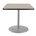 Hampden Furnishings 36" Bennet Collection Square Dining Table Gray/Gray Nebula