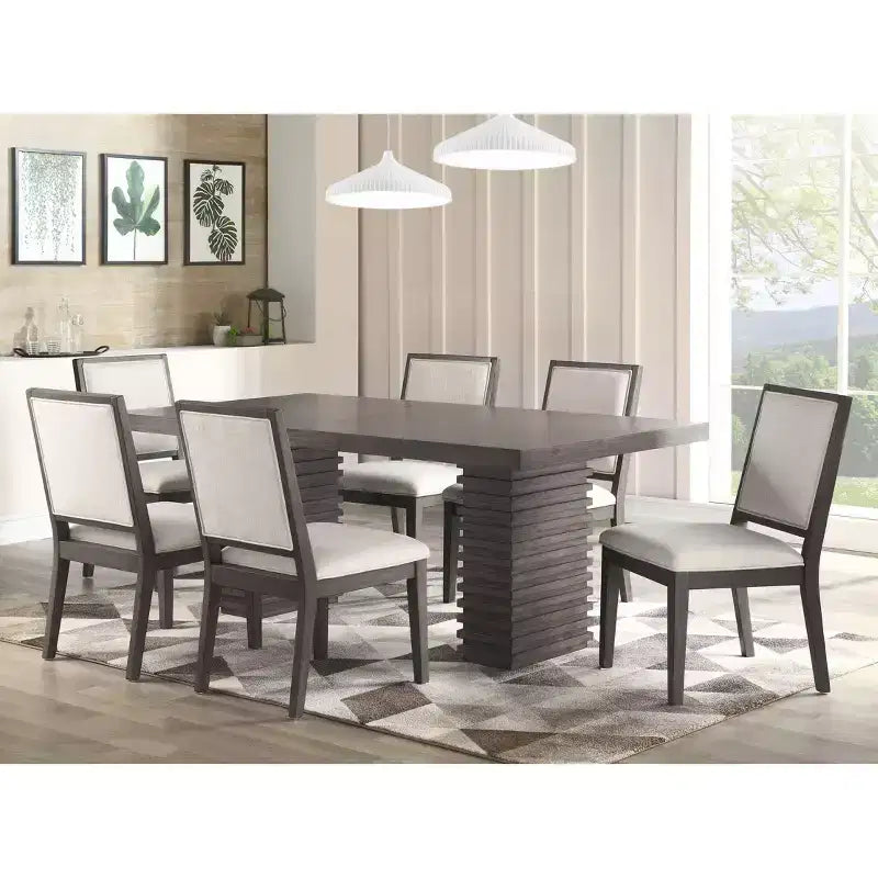 Tavolo da pranzo Mila grigio chiaro - Steve Silver Co.