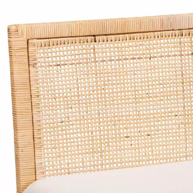 bali & pari Set Panca Rattan Kalimantan 2 pz Miele Chiaro/Bianco: Rivestimento in poliestere, Struttura in compensato