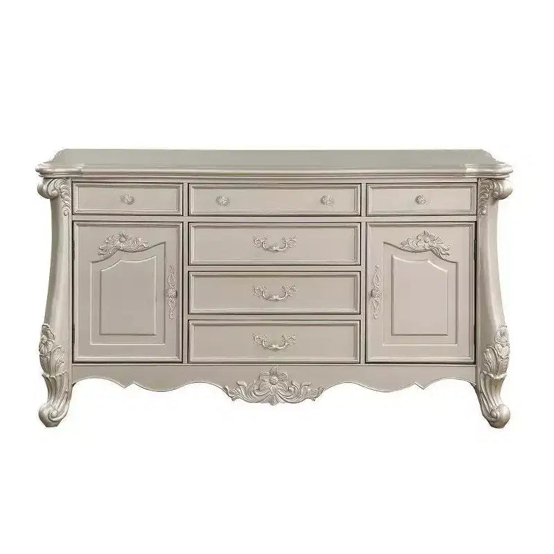 Comò Bently 71" Acme Furniture con finitura color champagne