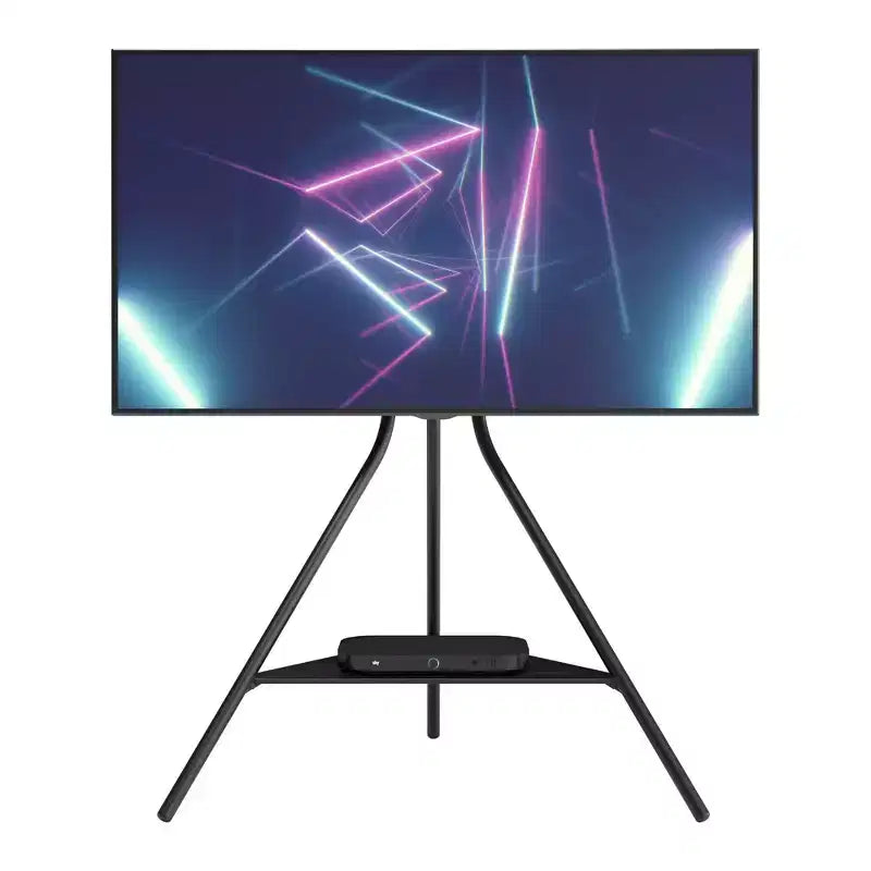 Supporto TV AVF Tiga Tripod Combi per TV fino a 65": Girevole, VESA 600x400, Gestione cavi, Altezza 49,6"