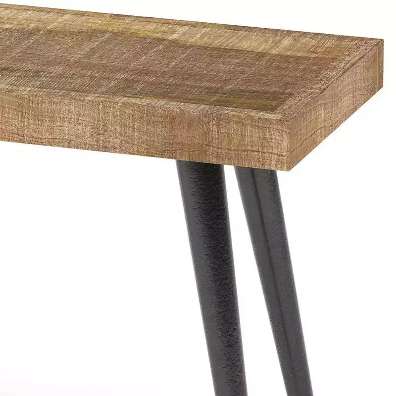 Panca Jamison in Legno Naturale Effetto Invecchiato - WyndenHall