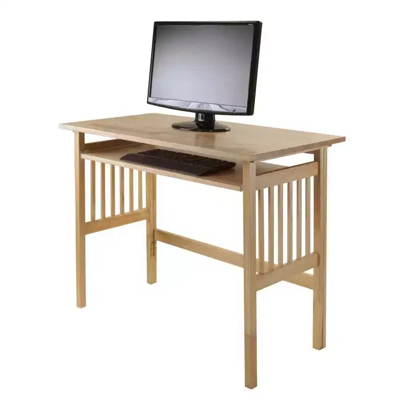 Scrivania Pieghevole per Computer Naturale - Winsome