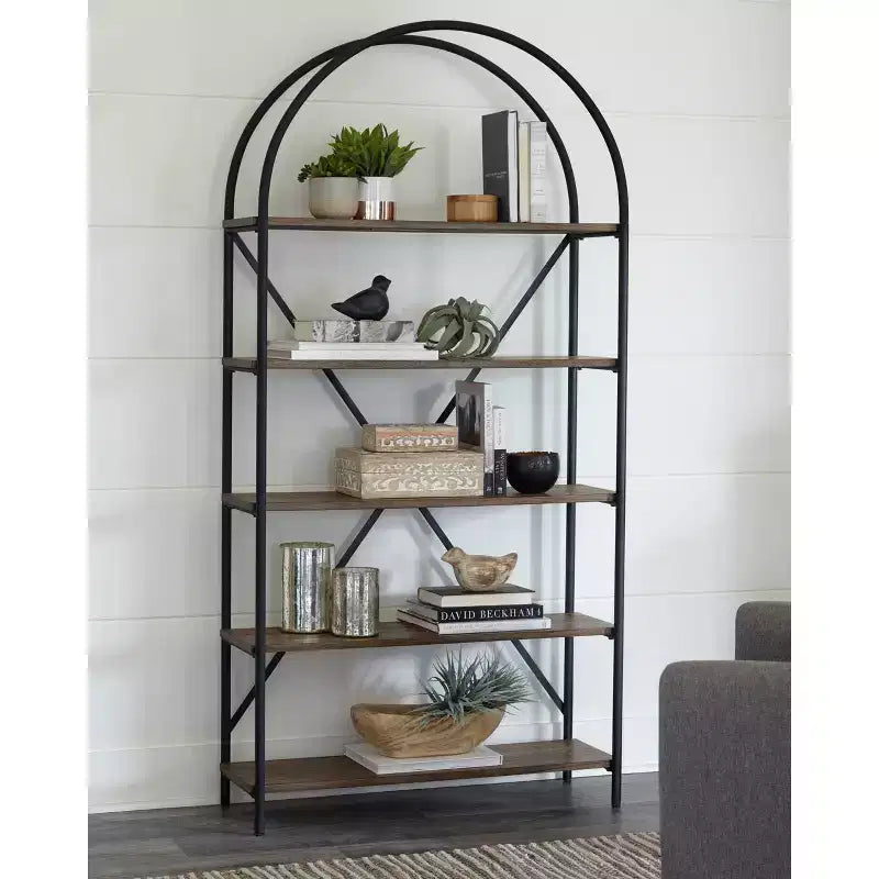 Libreria Galtbury da 72,38" - Nero/Marrone - Signature Design by Ashley