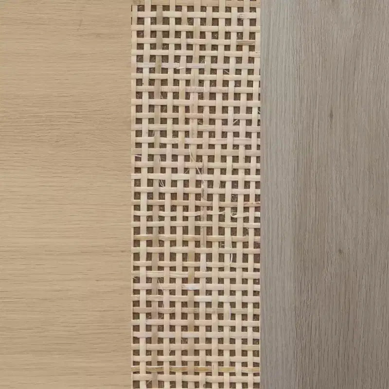 Nathan James Set di 4 Andrew Rattan Mobile Contenitore Rovere Chiaro
