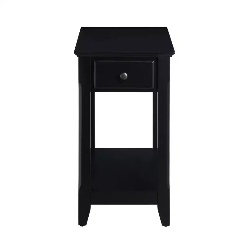 Tavolino d'appoggio Bertie da 13" con finitura nera - Acme Furniture