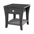 Arcana 1 Drawer End Table Gray - HOMES: Inside + Out