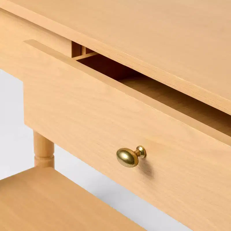 Consolle moderna in legno con cassetto da 48" marrone - Threshold™ disegnato con Studio McGee