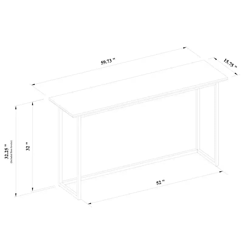 Consolle in materiali misti Hidden Hills marrone - Threshold™ disegnata con Studio McGee: Mobili per l'ingresso, 152 cm di larghezza