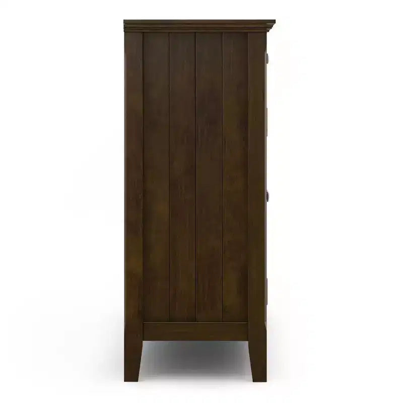 WyndenHall Normandy Armadio Contenitore Ampio Ingresso Marrone Brunetta: Stile Transizionale, 3 Cassetti, Struttura in Pino