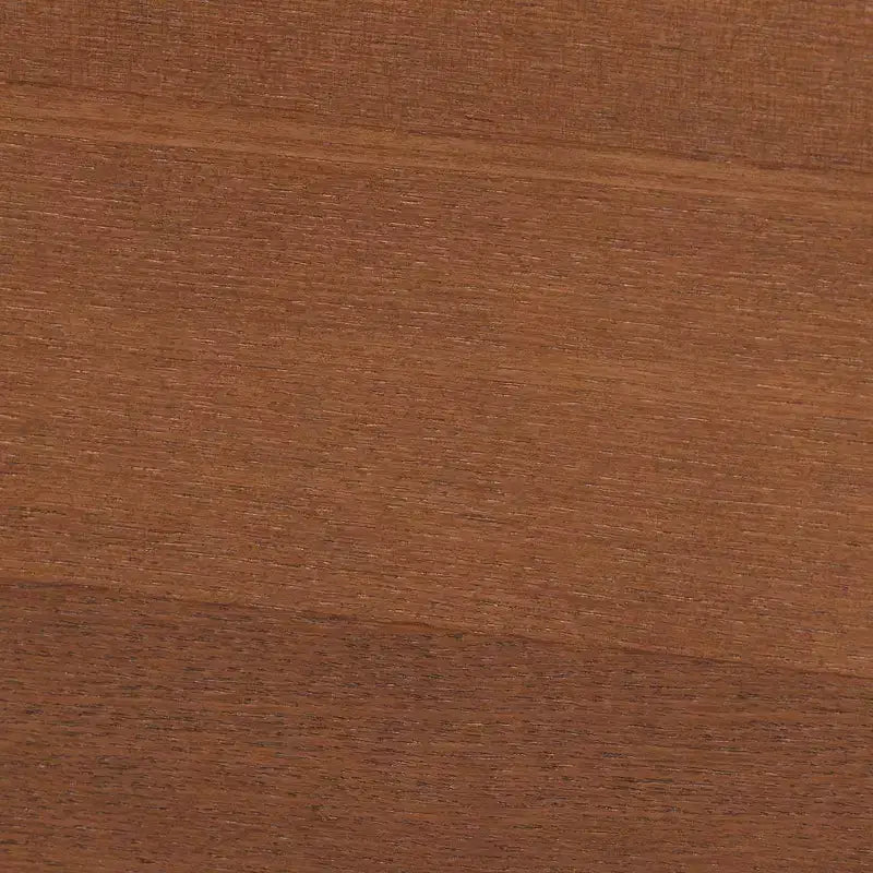 Baxton Studio King Roald Letto a piattaforma in tessuto e legno Grigio/Marrone Noce