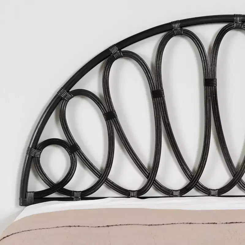 South Shore Queen 82,5" Hoya Letto e testiera neri