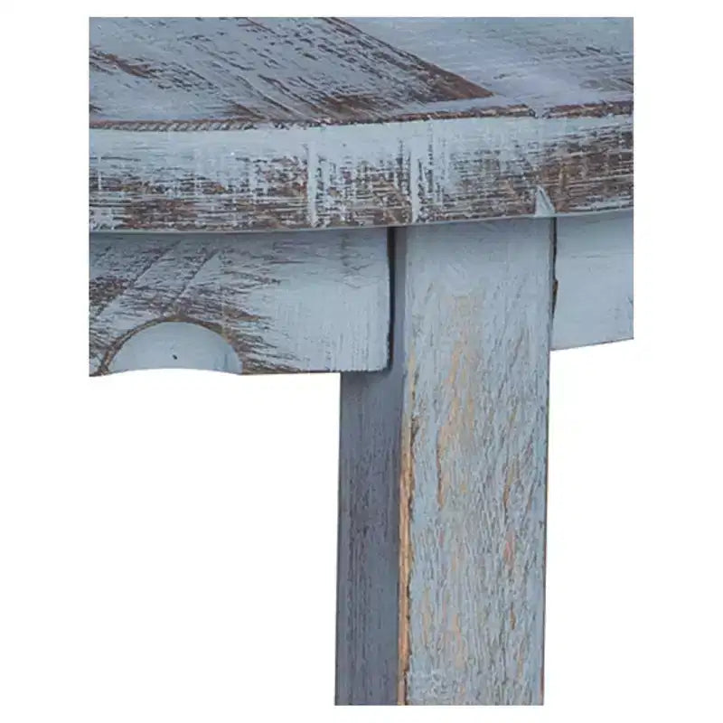 Tavolino rotondo in legno anticato Country Cottage - Alaterre Furniture