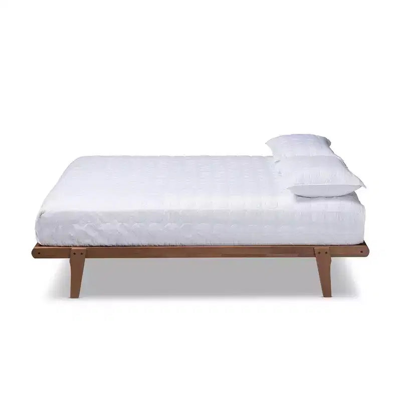 Struttura letto a piattaforma in legno rifinito Kaia - Baxton Studio