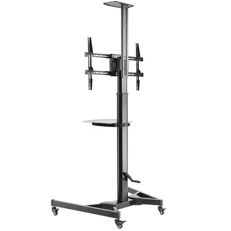 Carrello per display TV regolabile in altezza Monoprice Premium per display da 37 a 70 pollici, max 50 kg, con rotazione da verticale a orizzontale, altezza regolabile a manovella