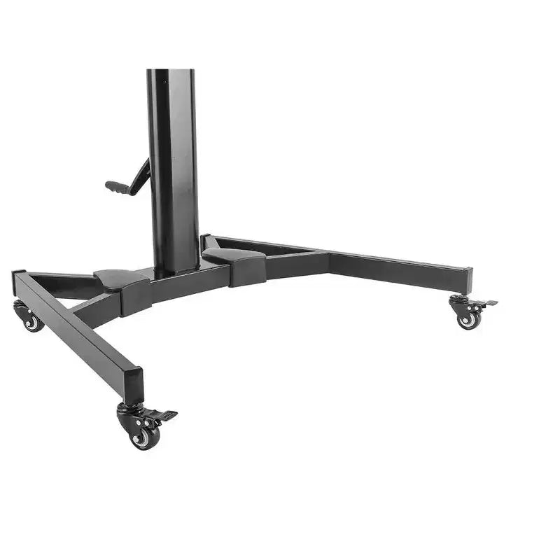 Carrello per display TV regolabile in altezza Monoprice Premium per display da 37 a 70 pollici, max 50 kg, con rotazione da verticale a orizzontale, altezza regolabile a manovella