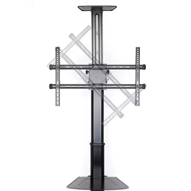 Carrello per display TV regolabile in altezza Monoprice Premium per display da 37 a 70 pollici, max 50 kg, con rotazione da verticale a orizzontale, altezza regolabile a manovella