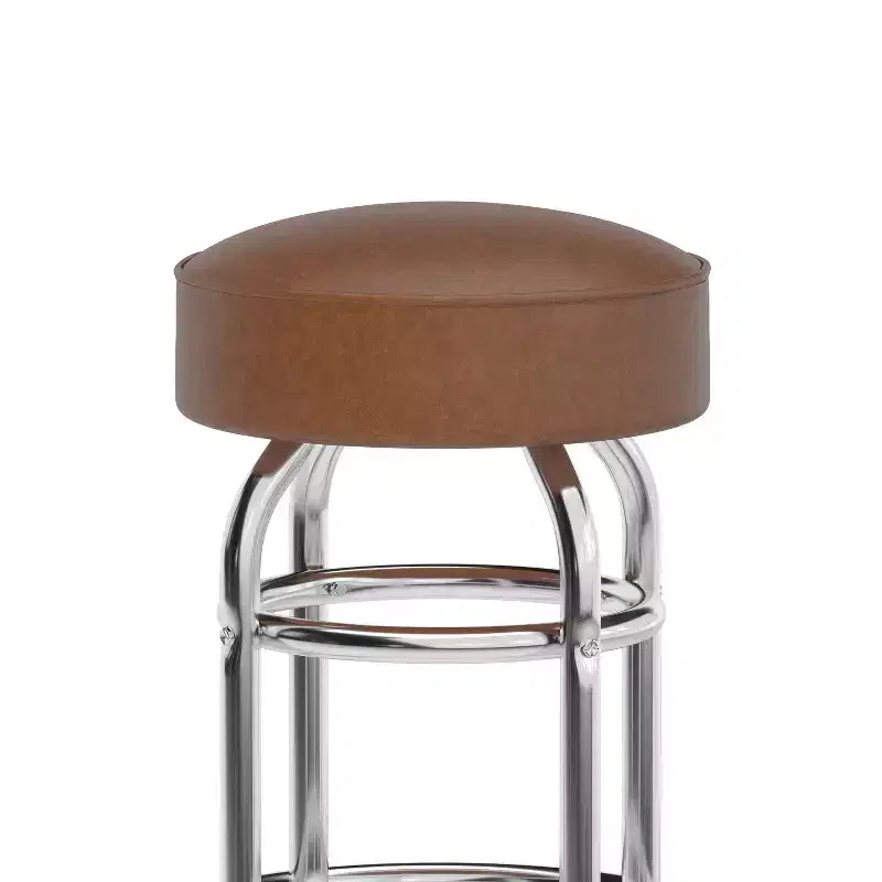 Sgabello da bar Flash Furniture Double Ring cromato