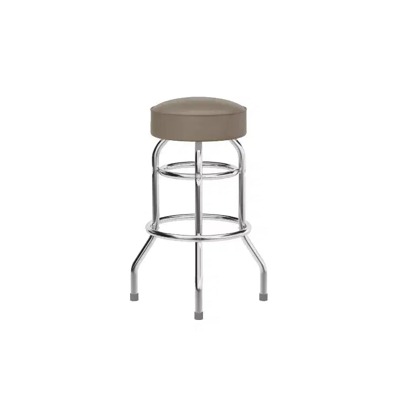 Sgabello da bar Flash Furniture Double Ring cromato