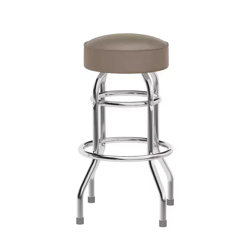 Sgabello da bar Flash Furniture Double Ring cromato