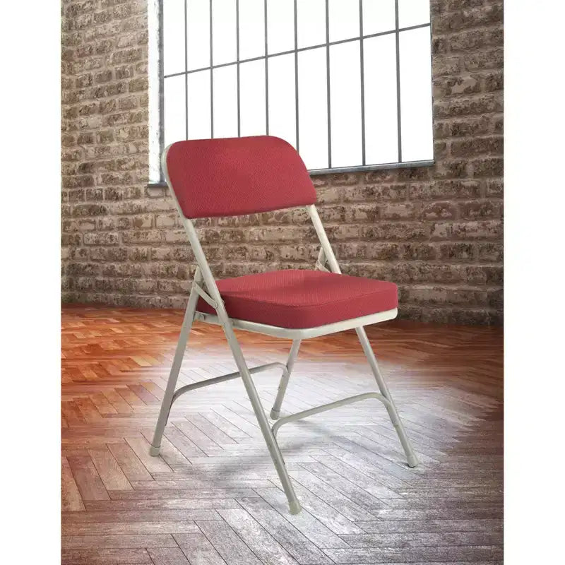 Hampden Furnishings Set di 2 Sedie Pieghevoli Imbottite Premium