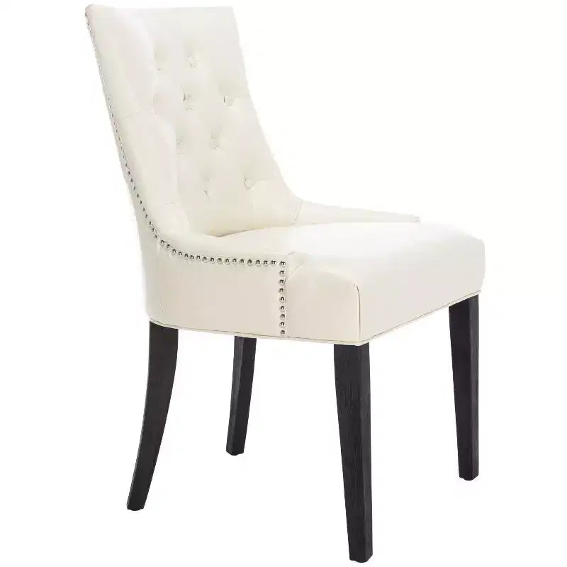 Abby 19 H Sedia da pranzo capitonné con borchie (set di 2) - MCR4701 - Safavieh Couture