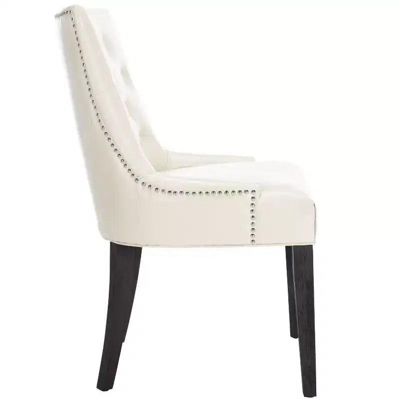 Abby 19 H Sedia da pranzo capitonné con borchie (set di 2) - MCR4701 - Safavieh Couture