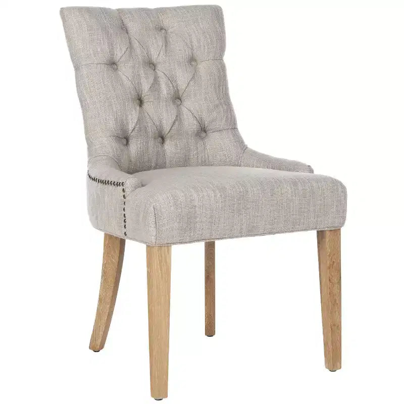 Abby 19 H Sedia da pranzo capitonné con borchie (set di 2) - MCR4701 - Safavieh Couture