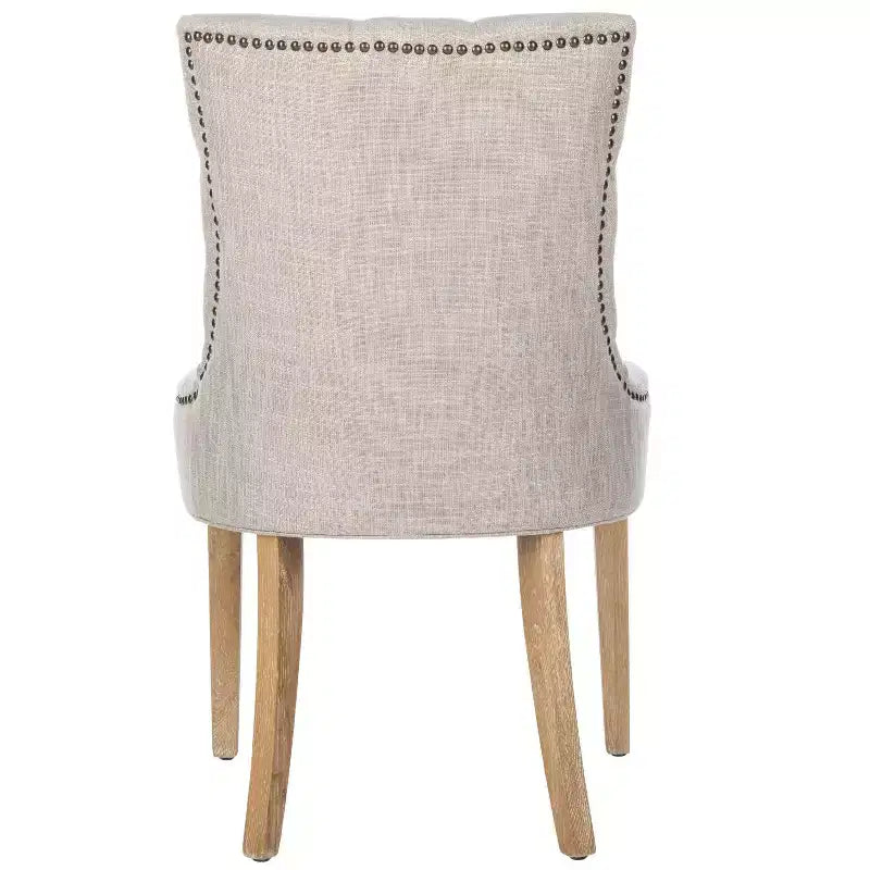 Abby 19 H Sedia da pranzo capitonné con borchie (set di 2) - MCR4701 - Safavieh Couture