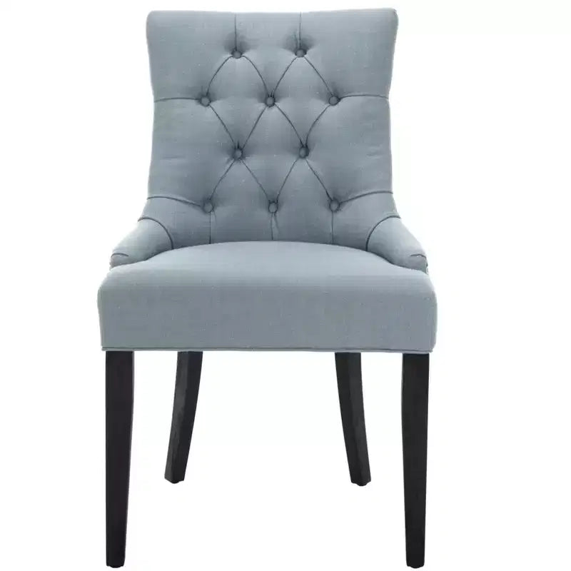 Abby 19 H Sedia da pranzo capitonné con borchie (set di 2) - MCR4701 - Safavieh Couture