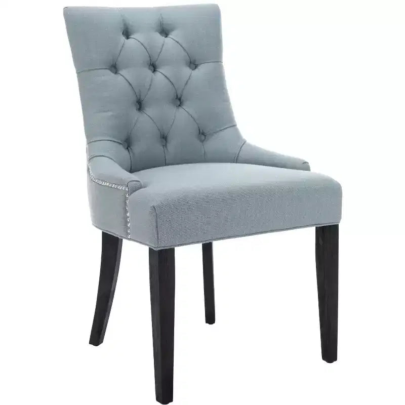Abby 19 H Sedia da pranzo capitonné con borchie (set di 2) - MCR4701 - Safavieh Couture