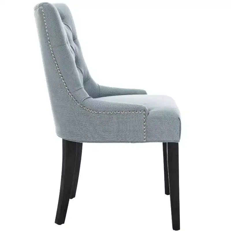 Abby 19 H Sedia da pranzo capitonné con borchie (set di 2) - MCR4701 - Safavieh Couture