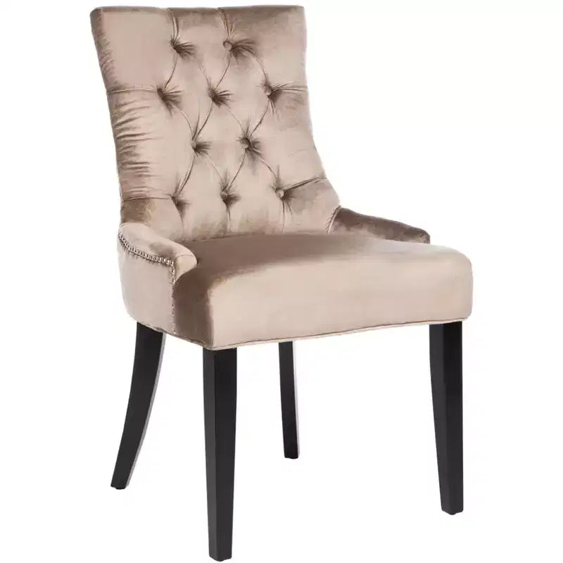 Abby 19 H Sedia da pranzo capitonné con borchie (set di 2) - MCR4701 - Safavieh Couture