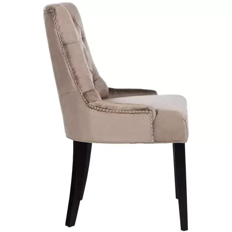 Abby 19 H Sedia da pranzo capitonné con borchie (set di 2) - MCR4701 - Safavieh Couture