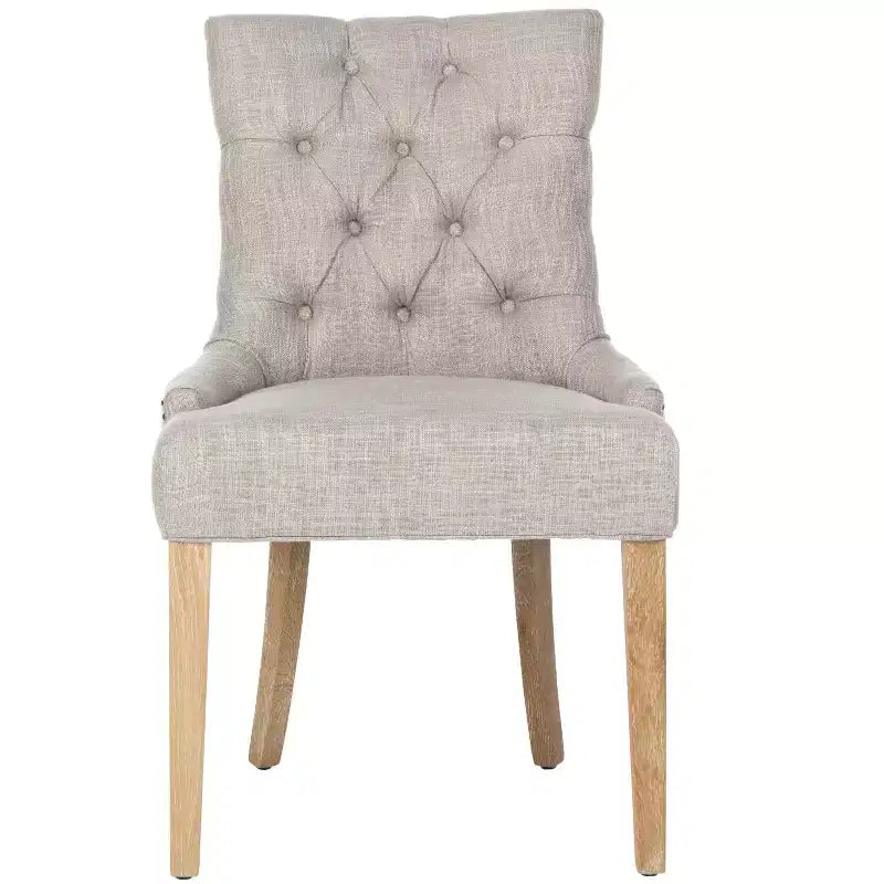 Abby 19 H Sedia da pranzo capitonné con borchie (set di 2) - MCR4701 - Safavieh Couture