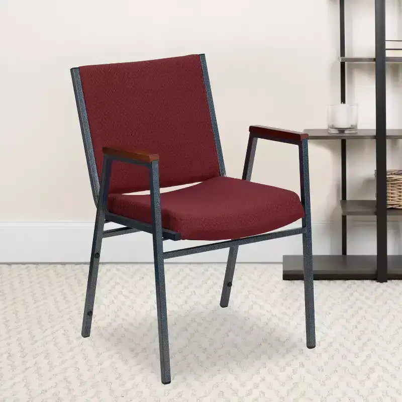 Sedia impilabile impilabile Flash Furniture serie HERCULES per impieghi gravosi con braccioli