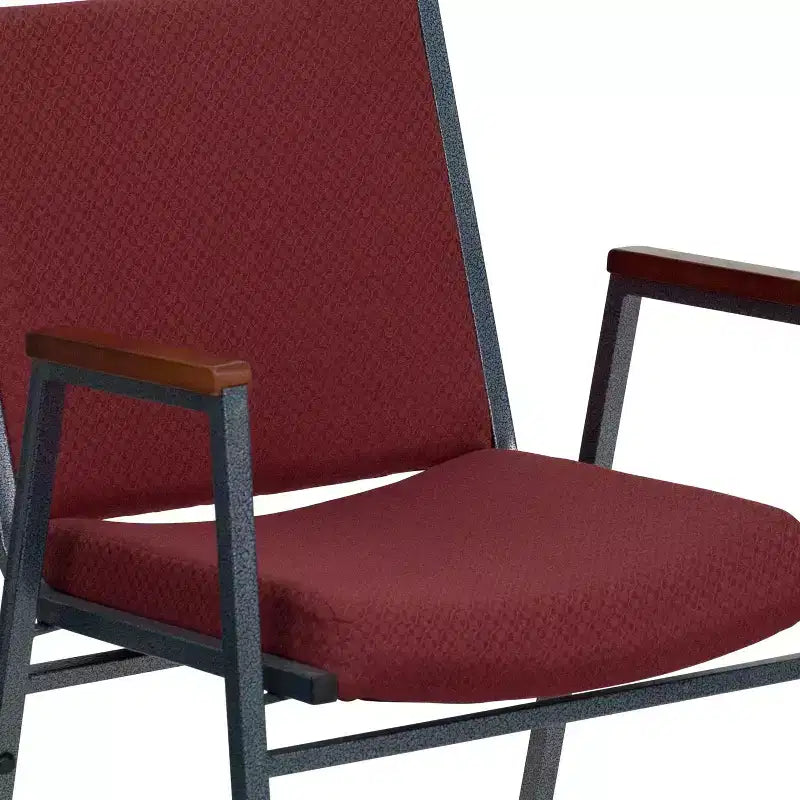 Sedia impilabile impilabile Flash Furniture serie HERCULES per impieghi gravosi con braccioli