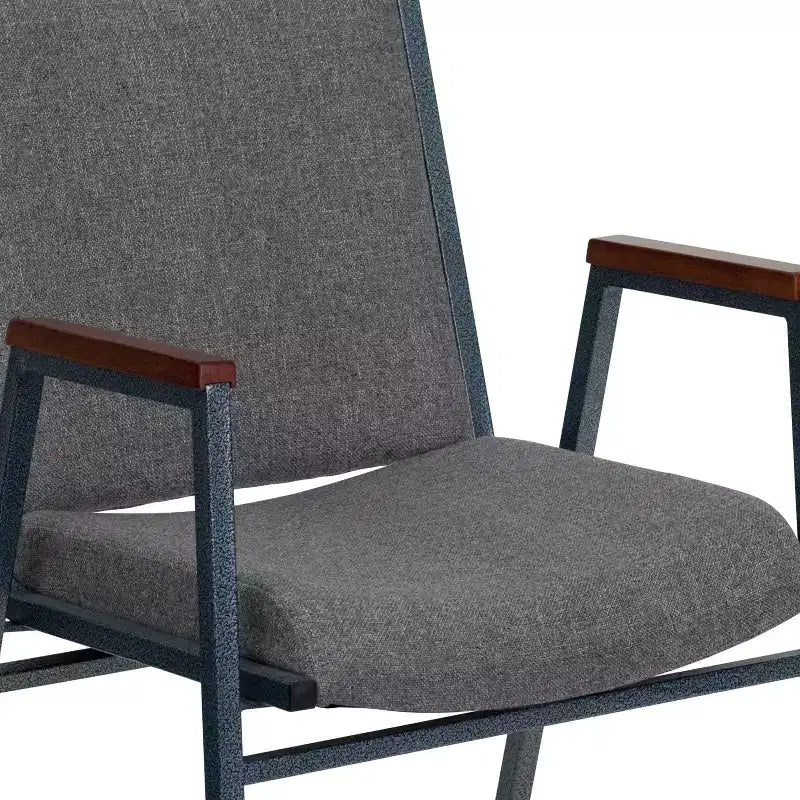 Sedia impilabile impilabile Flash Furniture serie HERCULES per impieghi gravosi con braccioli