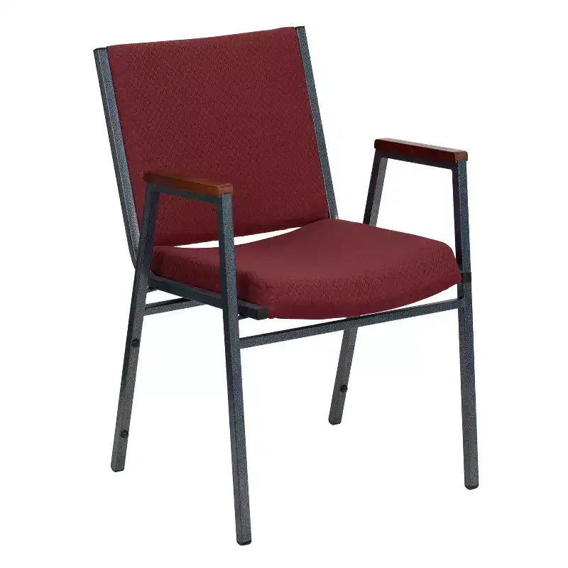 Sedia impilabile impilabile Flash Furniture serie HERCULES per impieghi gravosi con braccioli