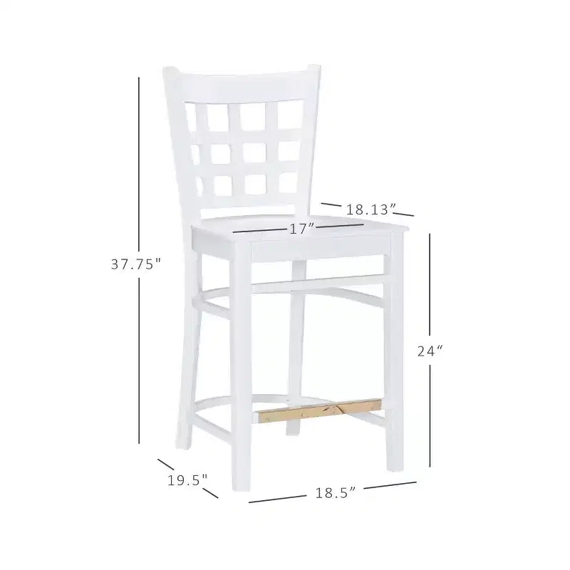 Set di 2 sgabelli da bancone Lola - Linon