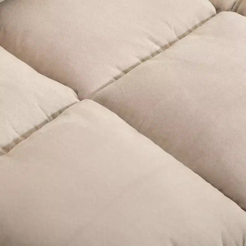 Poltrona Divano Convertibile da Pavimento HOMCOM, Letto Pieghevole, Chaise Longue per Ospiti con 2 Cuscini, Schienale e Poggiatesta Regolabili