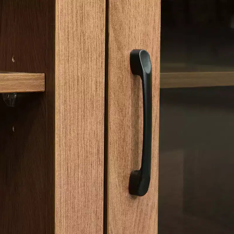 Merrick Lane Mobile TV Tradizionale con Anta in Vetro da 65" per TV fino a 80"