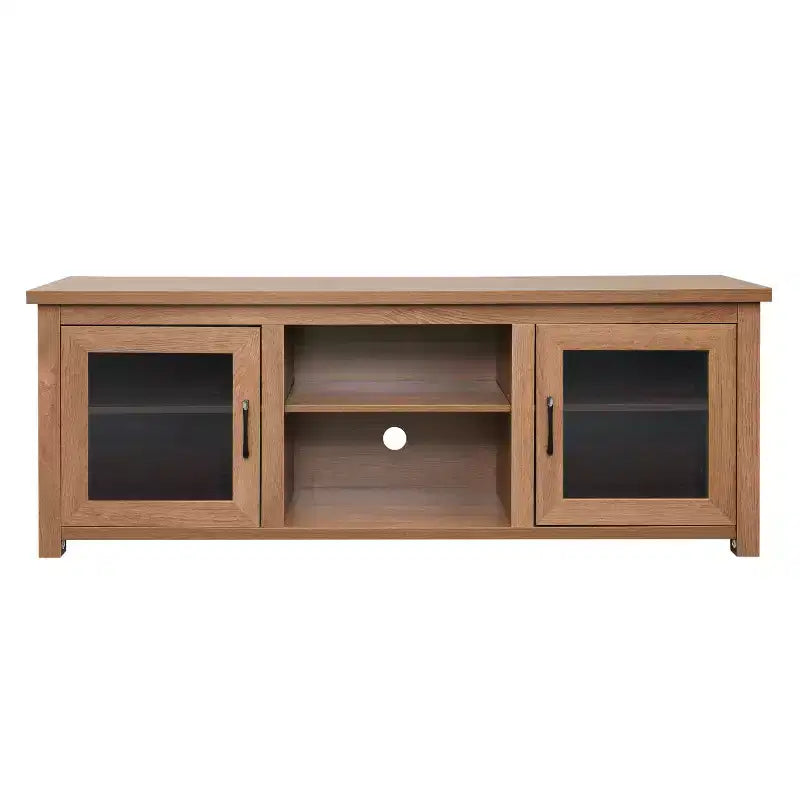 Merrick Lane Mobile TV Tradizionale con Anta in Vetro da 65" per TV fino a 80"