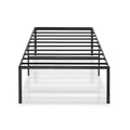 18 Classic Metal Platform Bed Frame Black - Mellow