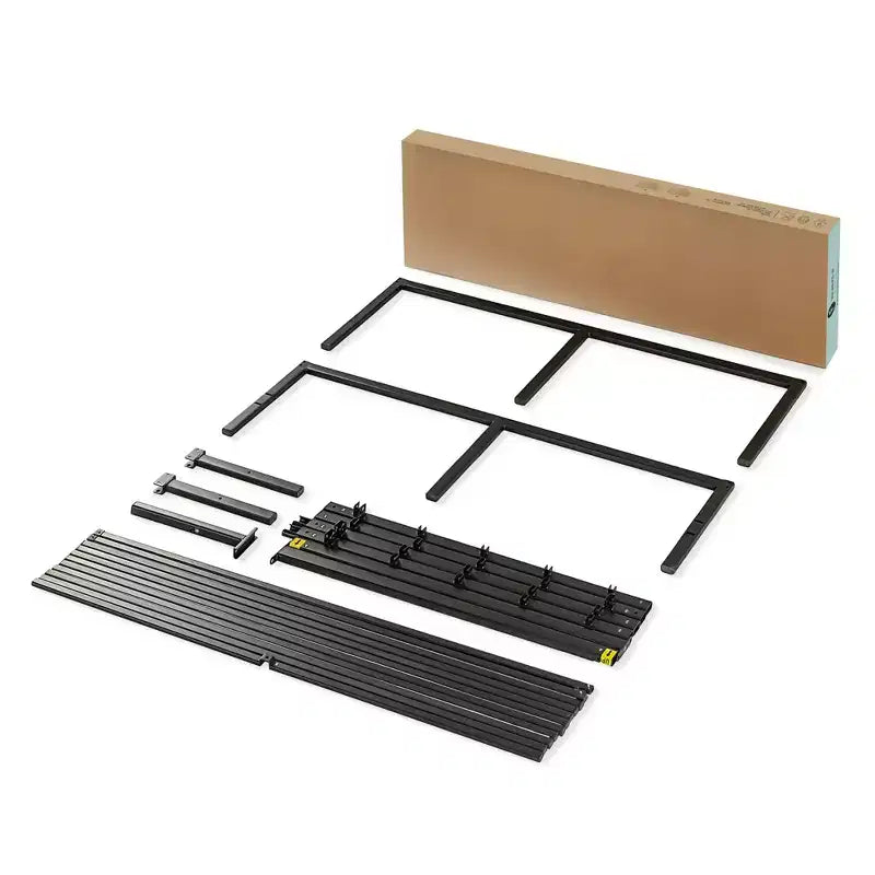 18 Classic Metal Platform Bed Frame Nero - Mellow