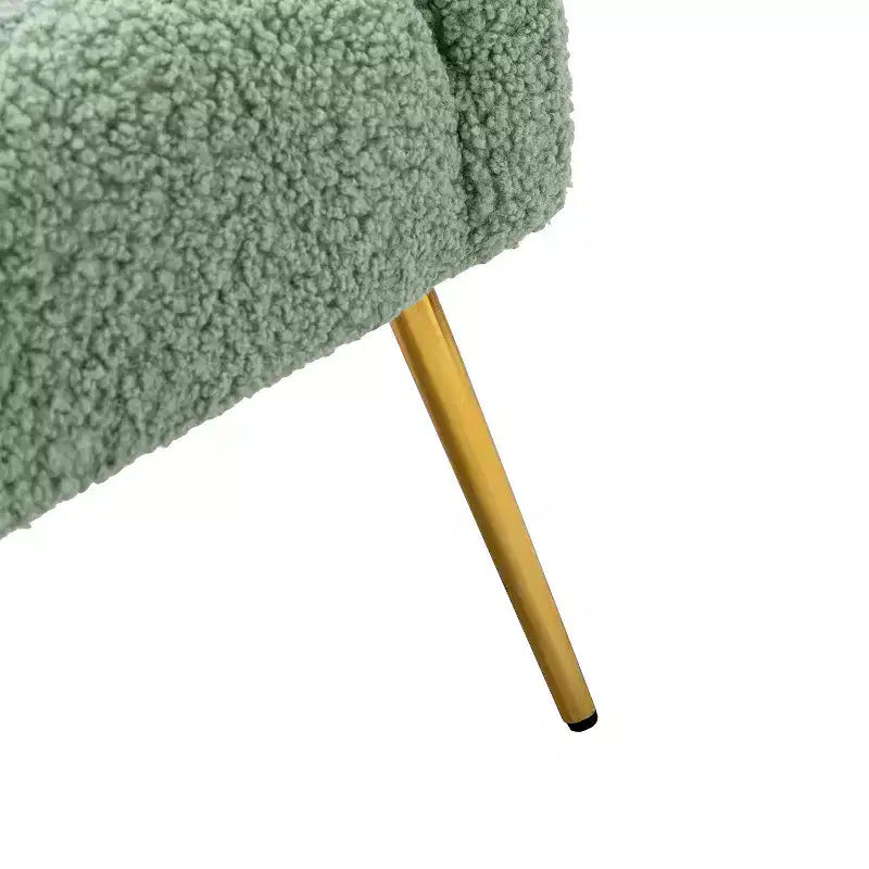 Poltrona singola in legno imbottita in poliestere Vicenza con gambe in metallo per camera da letto e soggiorno | Karat Home