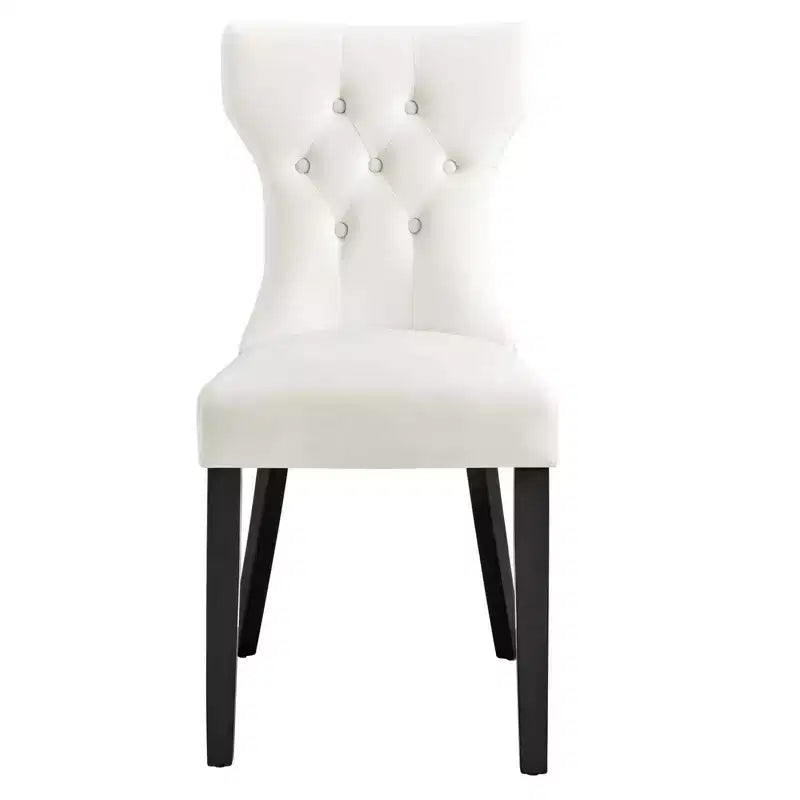Set di 2 sedie da pranzo in velluto Performance Silhouette - Modway