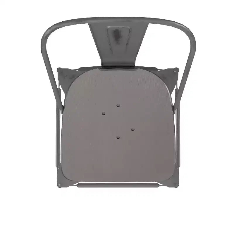 Sgabello da interno Flash Furniture Lincoln, altezza bancone 61 cm, con schienale e seduta in legno in poliresina